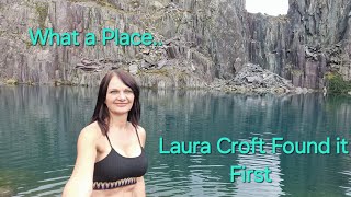 DAILY VLOGCARAVAN North Wales hiking and Swimming in SNOWDONIA solo [upl. by Adle]