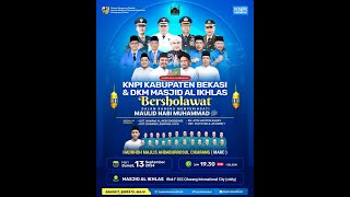 KNPI KABUPATEN BEKASI amp DKM AL IKHLAS GRAND CIKARANG CITY BERSHOLAWAT [upl. by Vincents171]