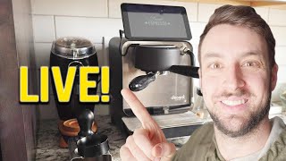 Going LIVE with the Decent Espresso Machine  March 2021 [upl. by Nivat]