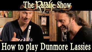 How to play Dunmore Lassies on low D whistle tutorial  Rapalje Show 25 [upl. by Altaf]