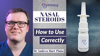 How to use Nasal Spray CORRECTLY  Nasal Steroids [upl. by Berneta]