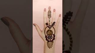 Coin And Safetypin Mehandi Design mehndidesigns prishutheartist [upl. by Calvinna]