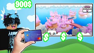 I got 900 Robux Pet In Sushi Clickers X 💲😱 [upl. by Dibbell]