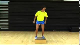 Plyometrics Phase 2 ACL Exercise Rotational Jumps [upl. by Erimahs]