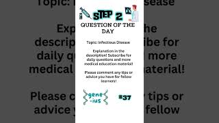 USMLE STEP 2 Question of the Day 37 [upl. by Killion]