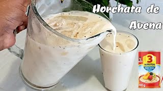 Horchata de Avena 😋 Cremosita rica y económica Cris en la Cocina [upl. by How]