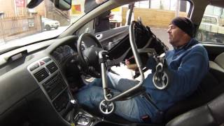 Dave Jacka  C56 complete quadriplegic car transfer [upl. by Adnahsar]