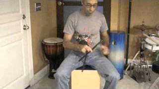 Glen Carubas Brush Beat Cajon Lesson [upl. by Ananna59]