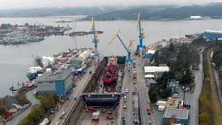 Esquimalt Graving Dock East End Dock Extension Project [upl. by Simone609]