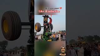 Tractor stunt automobile 855fe jcb 855loverz jatt stunt tochanking farmer modified army [upl. by Daberath]