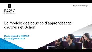 Apprentissage Argyris amp Schon [upl. by Croner921]