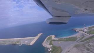 Departure in Nice LFMN Runway 04R with a Cessna P210 Silver Eagle [upl. by Alrak]