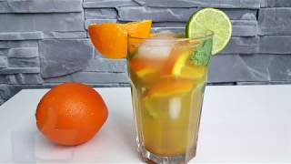 Orange Mojito ALKOHOLFREIER COCKTAIL  Rezept [upl. by Corbett793]