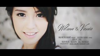 WILSON  VANIA  Wedding at Alila Uluwatu BALI [upl. by Oriel]