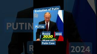 Evolution of Putin 🇷🇺 putin russia evolution 2024 ukraine trump usa zelensky eu core [upl. by Harp]