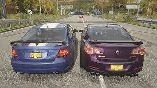 Forza Horizon 4  FPV GTF 351Ford Falcon vs HSV GTSHolden Commodore  Drag Race [upl. by Ebbarta266]