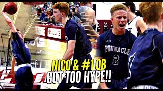 Nico Mannion THROWIN DOWN amp FLEXIN ON EM Spencer Rattler The Hype Man [upl. by Brogle597]