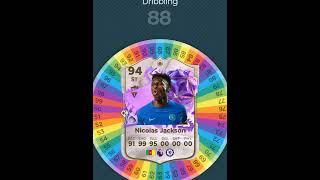 I Respun NICOLAS JACKSON FC 25 Card at CHELSEA fifa spinner soccer football [upl. by Evanthe]