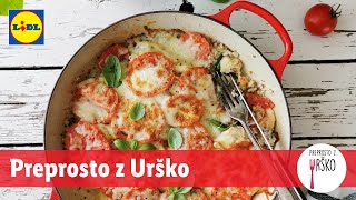 Preprosto z Urško Gratiniran piščanec s tremi žiti [upl. by Anomar]