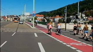 🇩🇪🚗 driving germany 4K 🏘️ Heidelberg 🏡 B3 Badische Weinstraße 🛤️ Darmstadt HDR [upl. by Bettye749]