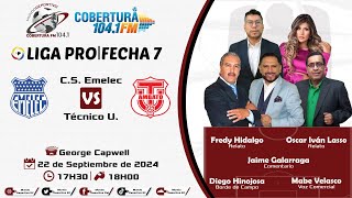 ENVIVO  EMELEC VS TECNICO U  LIGA PRO  MUNDO DEPORTIVO  COBERTURA FM 1041 [upl. by Letizia]