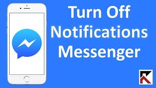 How To Turn Off Facebook Messenger Notifications iPhone [upl. by Coward]