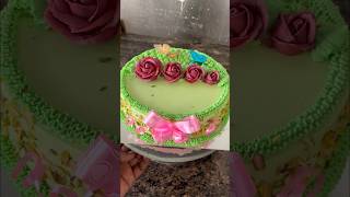 Pista cake cakedesign buttercream ￼ [upl. by Kataway]