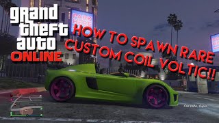 How to Spawn VERY RARE CUSTOMIZED COIL VOLTIC on GTA 5 Online Tips amp Tricks [upl. by Riay]