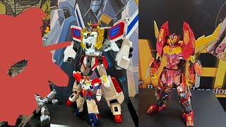 Takara Tomy TSpark Exkizer Rodimus GaoGaiGar Leo Prime [upl. by Chema947]