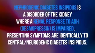 Nephrogenic Diabetes Insipidus Treatment [upl. by Rebmac]