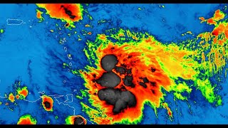 Tammy headed for Leeward Islands Hurricane Watches in effect [upl. by Trebmal]