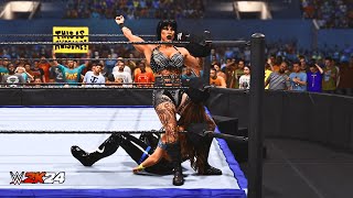 Using The Bronco Buster On All Divas In WWE 2K24 [upl. by Eniamraj623]