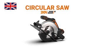 WORX WX526 CIRCULAR SAW EN [upl. by Celtic596]