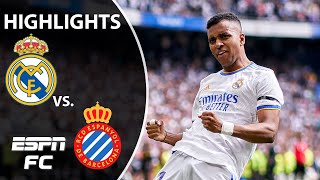 Real Madrid beats Espanyol to win 35th LaLiga title  LaLiga Highlights  ESPN FC [upl. by Baxter]