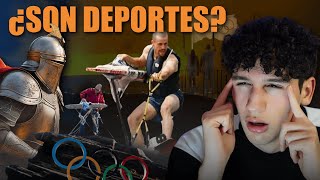 los DEPORTES MÁS RAROS que DEBERÍAN ESTAR en las OLIMPIADAS  NoSoyEidrian [upl. by Aigneis636]