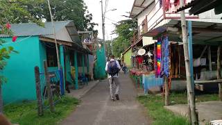 Visit of Tortuguero village  Costa Rica Trip  4K video [upl. by Eidnil]