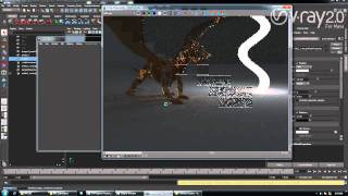 VRay for Maya  Object Based Lighting with VRay Mesh Light [upl. by Shyamal]