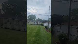 Thunderstorm moving in to Wayne County Michigan 434 PM update 5172024 [upl. by Llewoh]