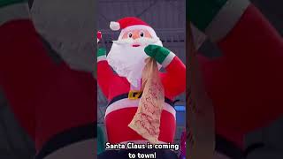 Santa Claus List Christmas Inflatable christmasinflatables santa christmaslist inflatable gemmy [upl. by Ramsden903]