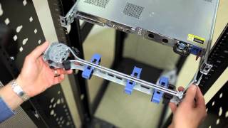 HP ProLiant Quick Deploy Rail Kit installation [upl. by Giselbert]