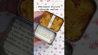 Rory Gilmore would’ve loved this ☕️🍁 DIY Altoids Wallet diy gilmoregirls fallcrafts [upl. by Aslam451]