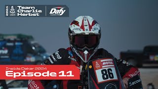 On vous présente la moto du Dakar INSIDE DAKAR 2024  EP11 [upl. by Anauq]