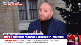 Emmanuel Macron méprise les 11 millions délecteurs du RN   Matthieu Valet BFMTV [upl. by Utir]