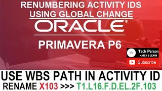 How to Change Activity IDs by Export and Import  Primavera P6 Simple Easy and Fast Method  Tips [upl. by Carman]