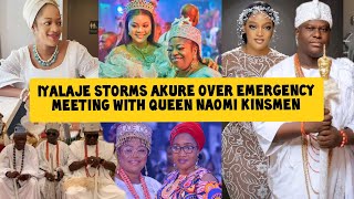 Iyalaje Oodua Storms Akure over Emergency Meeting with Queen Naomi Kinsmen [upl. by Nilcaj356]