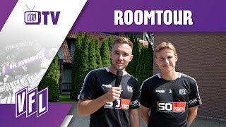 Roomtour mit Basti Conus amp Lars Kehl  VfL Osnabrück [upl. by Woolson]