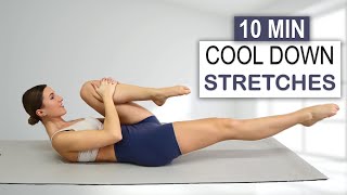 10 Min Full Body Cool Down Stretches  Recovery Flexibility  Relaxation  No Repeat [upl. by Ahsienaj]