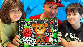 Advent Calendar FNAF Funko Pop  Los Polo abrimos el calendario de adviento de Freddy [upl. by Alrak]