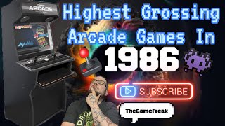 The 10 highest grossing Arcade games of 1986 gaming videogames gameplay [upl. by Anaehr497]