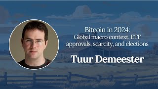 Bitcoin quotIts all priced inquotor is it — Tuur Demeester [upl. by Adian406]